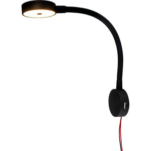 Sea-Dog LED Flex Neck Day/Night Light w/USB Socket - Red  White Light [404939-3]